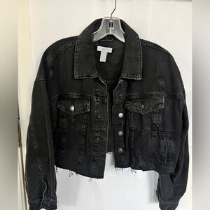 Forever 21 distressed Denim Jacket